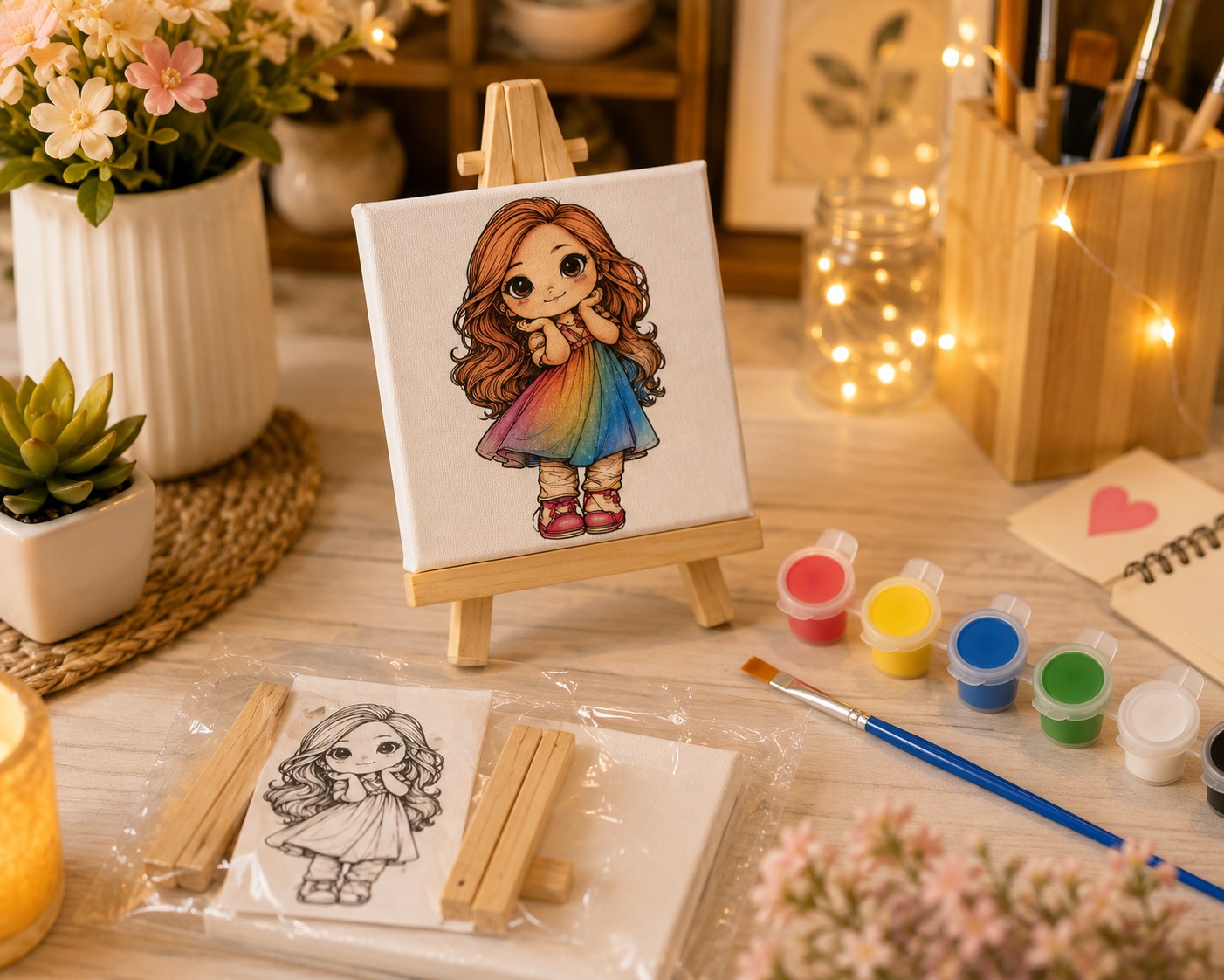 DIY Canvas and Easel Kit