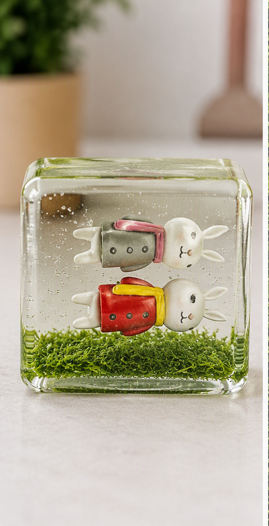 MINIATURE BUNNY COUPLE