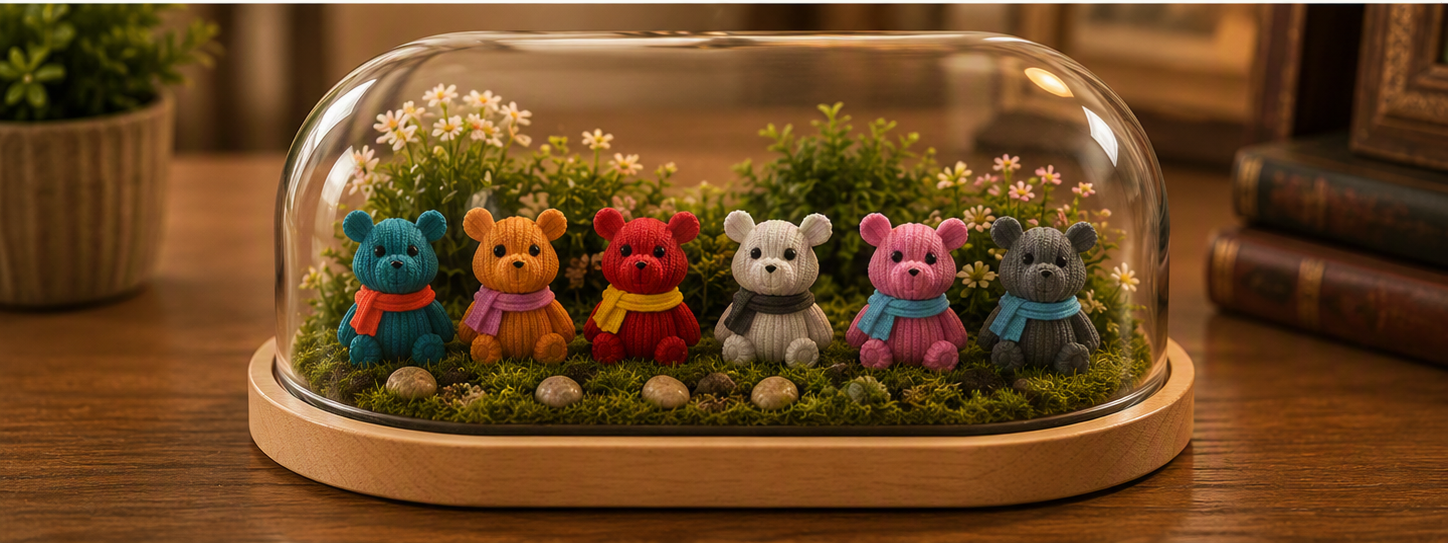 Cute Teddy Bear Miniature
