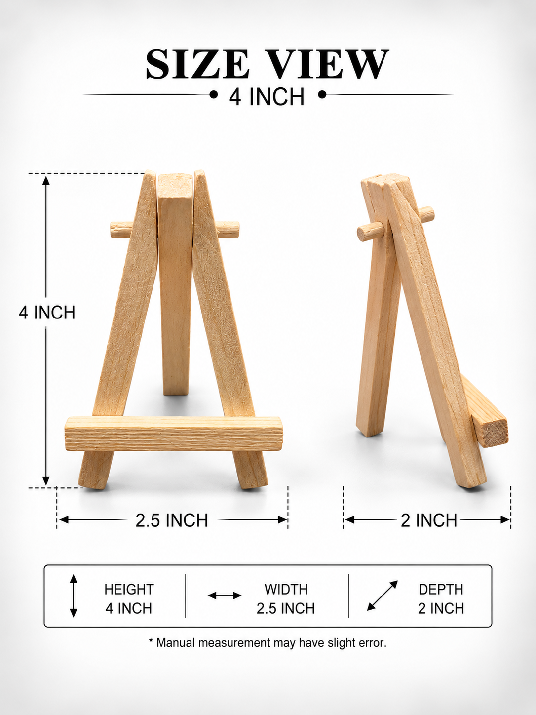 Wooden stand 4'inch