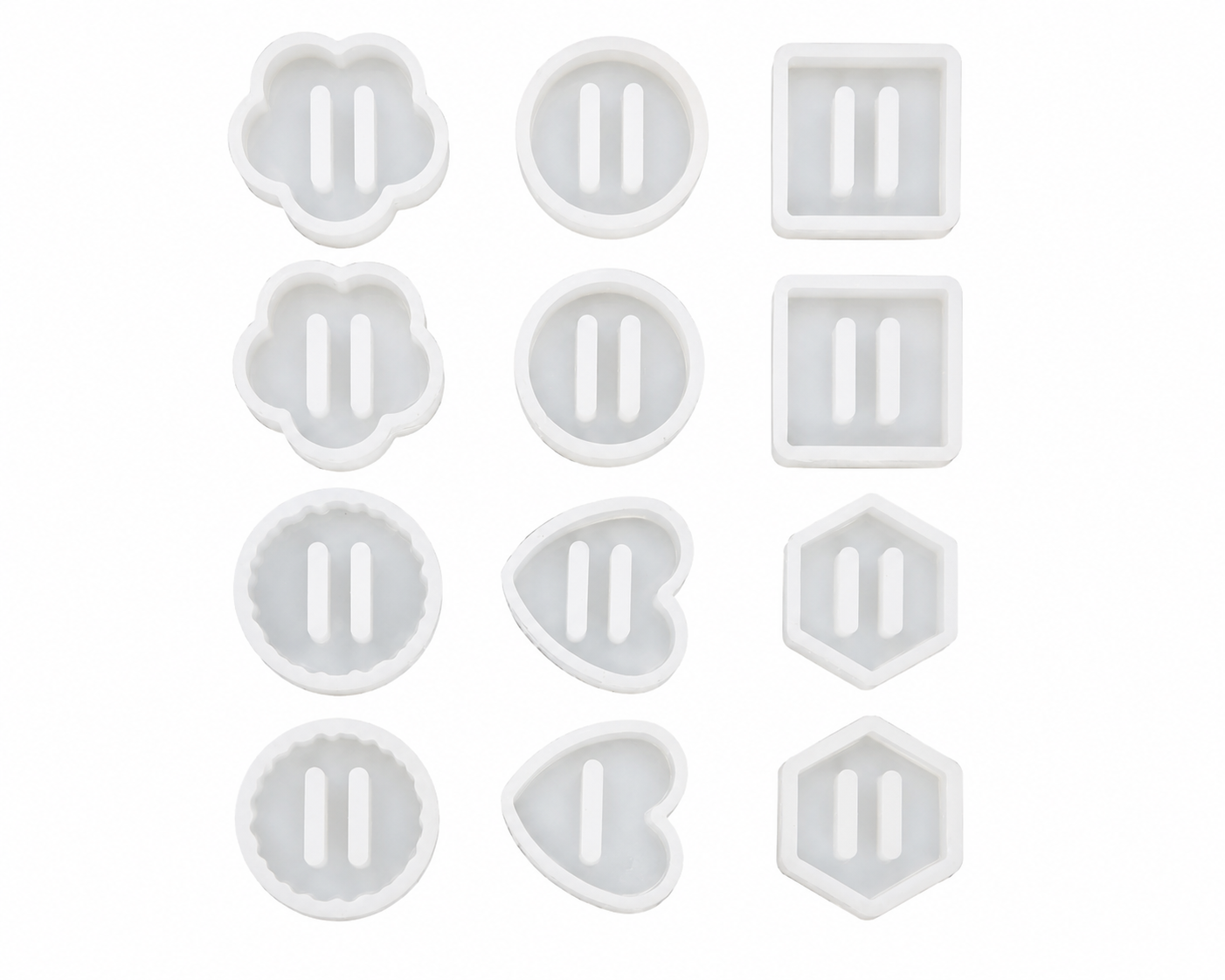 Silicone Ring Holder Mould Set for Resin Art (12 Cavity)