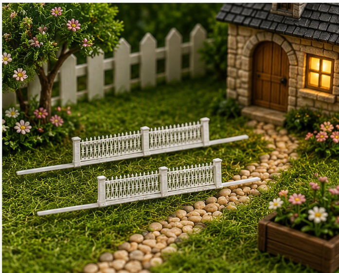 Railing Fence White 4