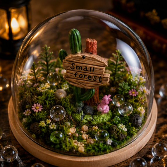 Miniature SMALL FOREST sign board