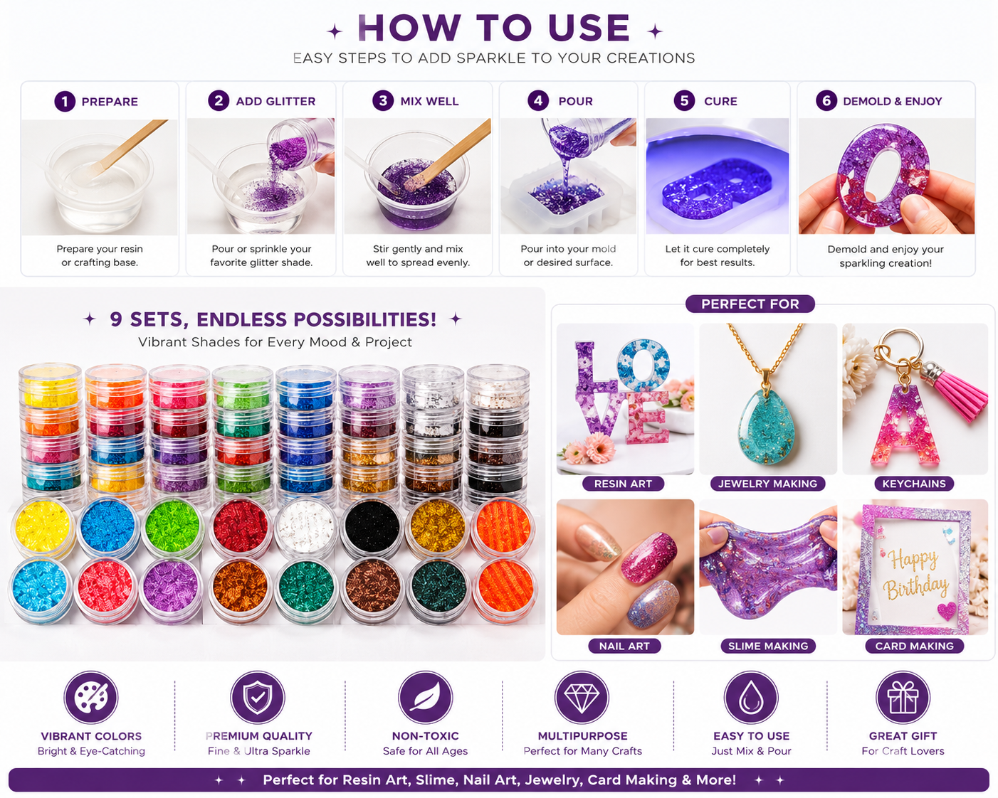 6 in 1 Pigment Powder Set 8