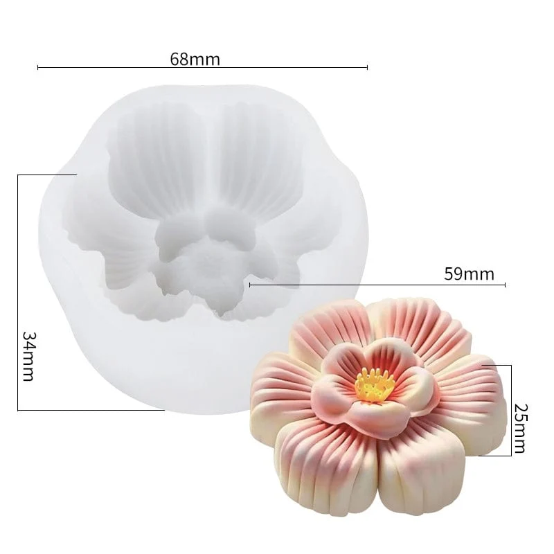 3D Flower Handmade Mould TIS0048