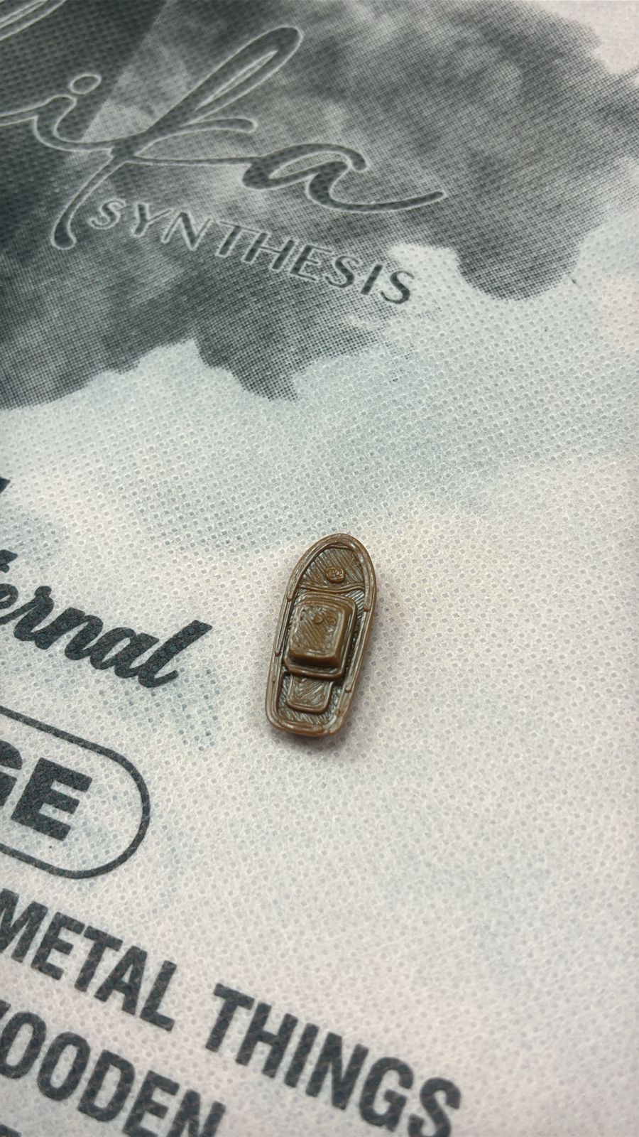 Brown Mini Luxury Boat Miniature
