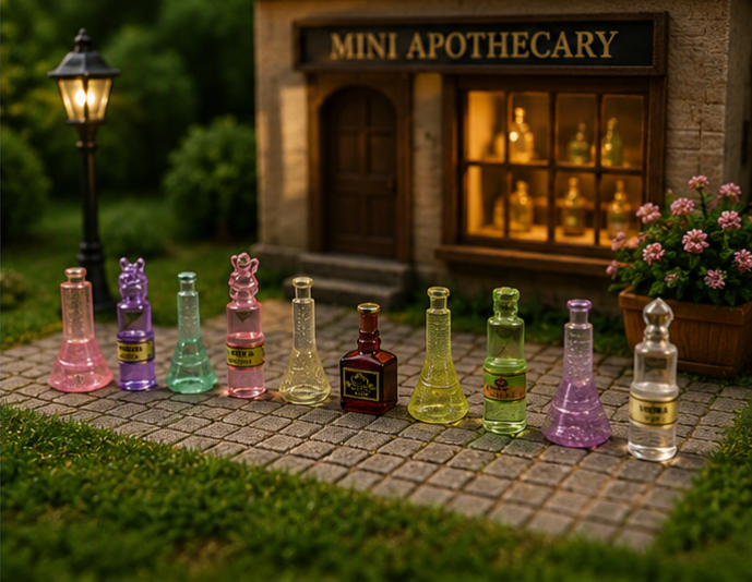 Miniature Fancy Bottle set
