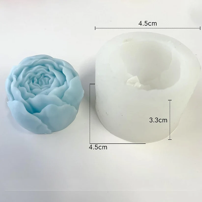 3D Bud Flower Handmade Mould TIS0035