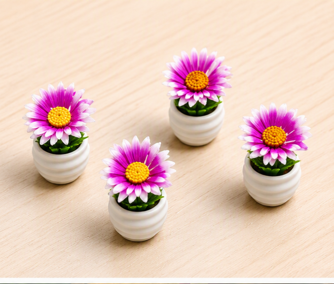 Miniature Purple Flowers