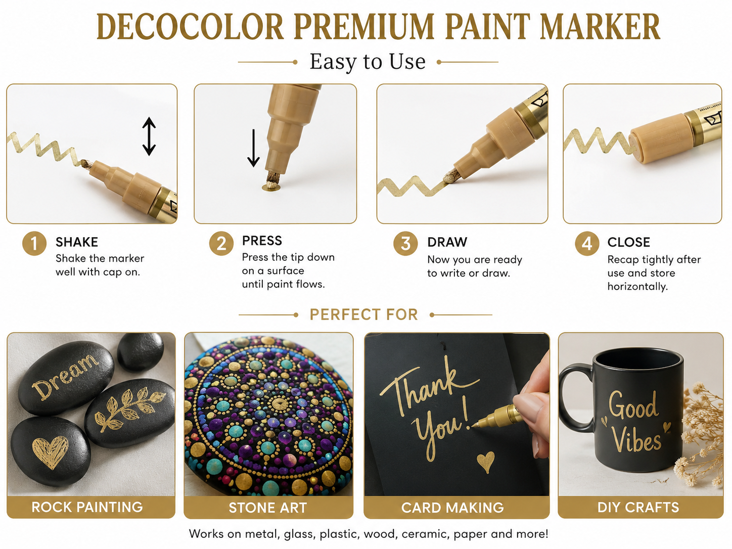 Golden Deco Pen