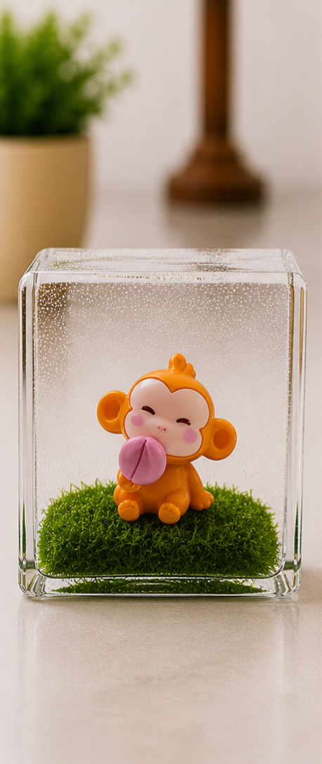 CUTE MONKEY EATING FRUIT