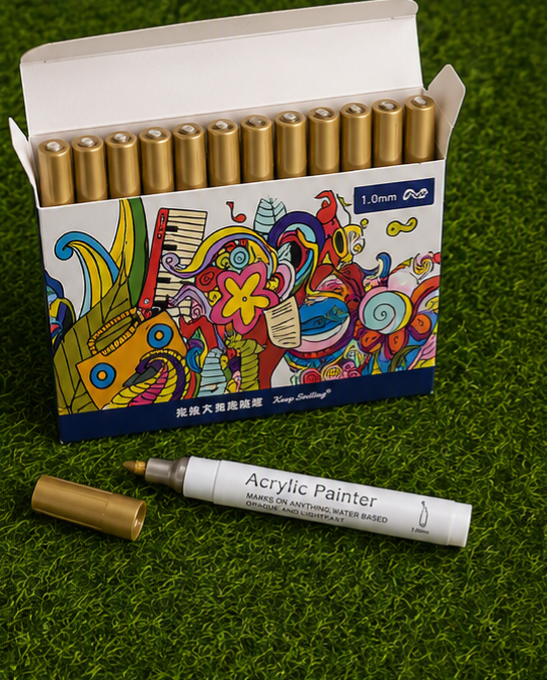 Acrylic Paint marker Gold