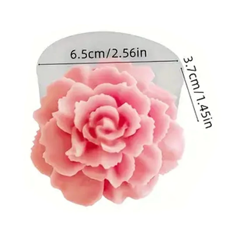 3D Peony Flower Handmade Mould