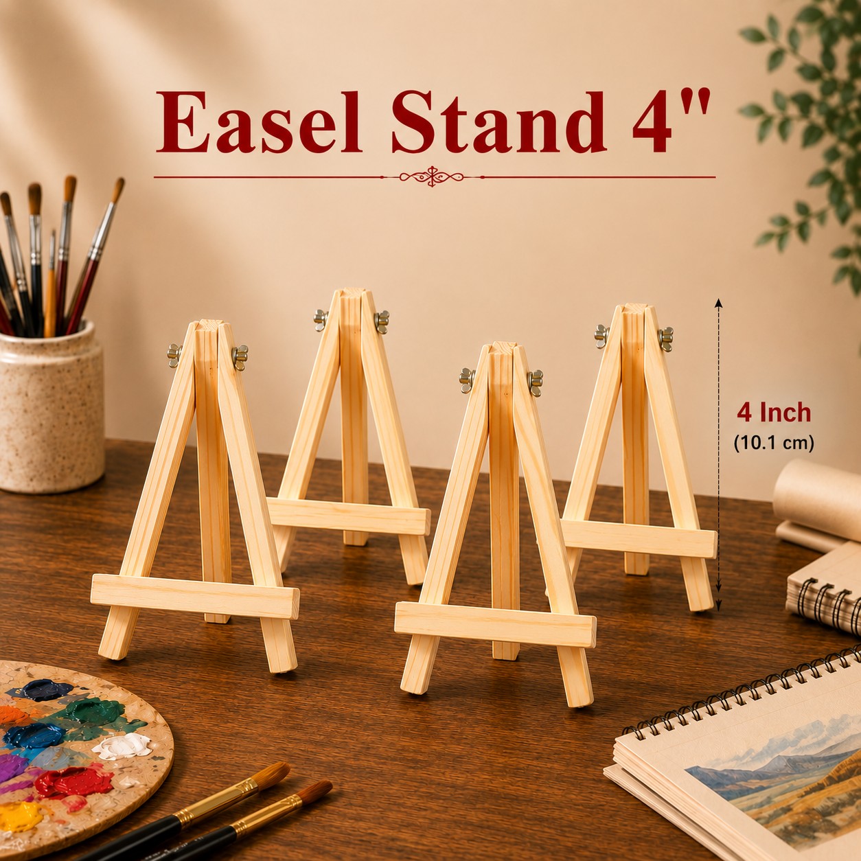 Wooden stand 4'inch