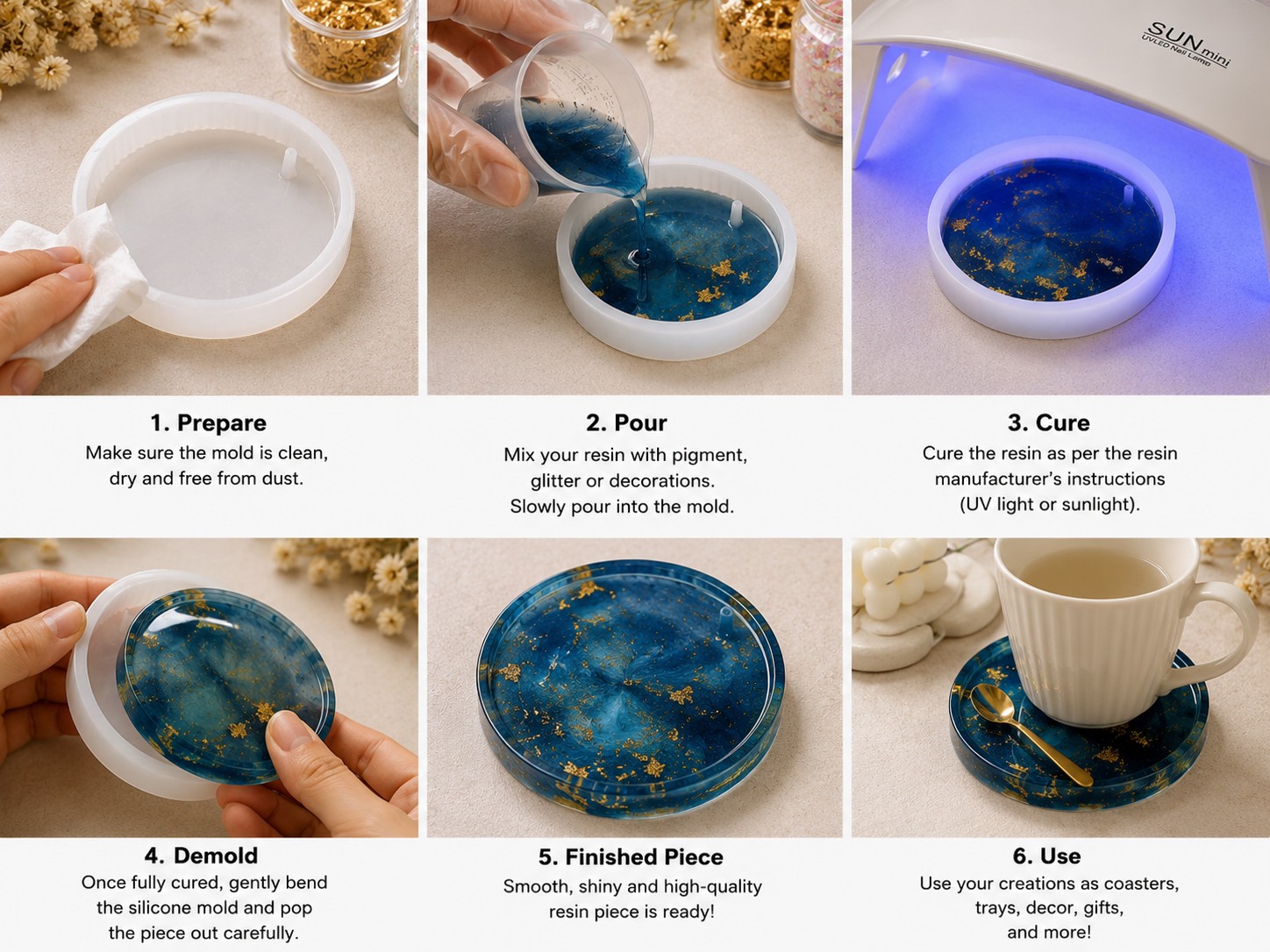 2 Inch Pendant/Coaster Mold