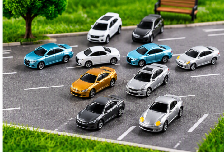 Miniature Small Car Set