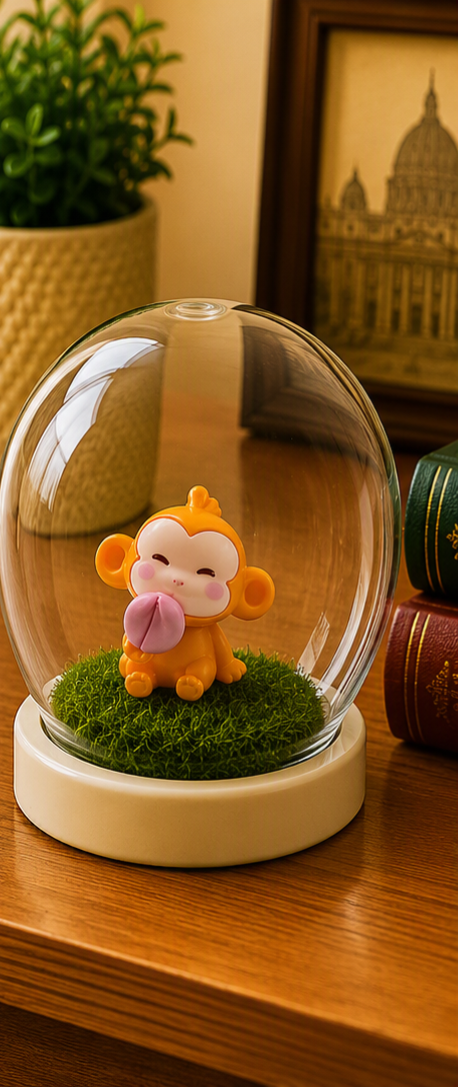 CUTE MONKEY EATING FRUIT