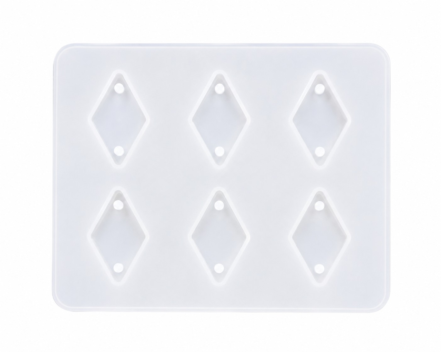 Rakhi 6 Cavity Rhombus Mould Small