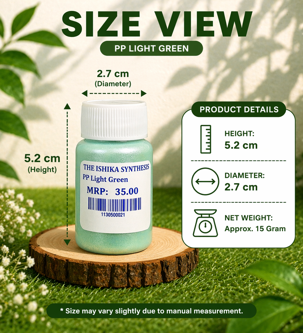 Pearl Pigment Powder – Light Green