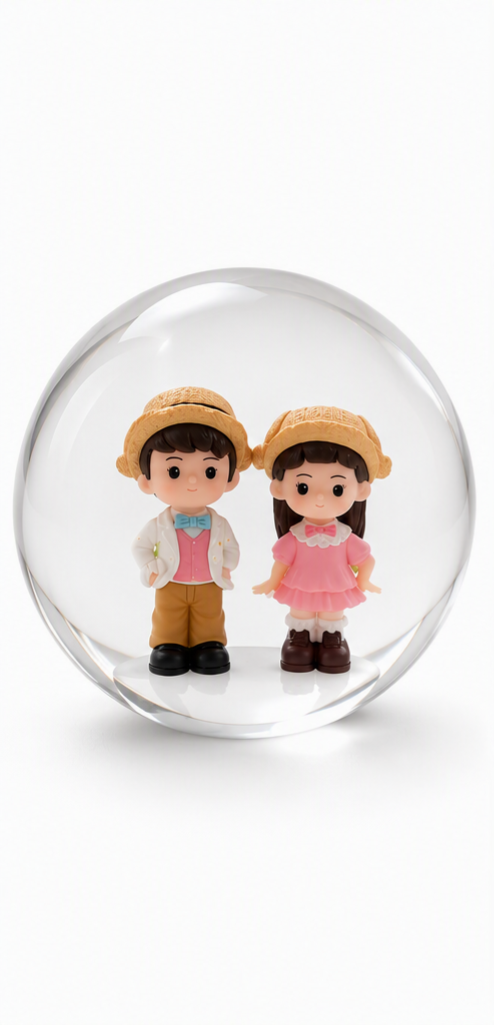 COUPLE WITH WINTER DRESS
