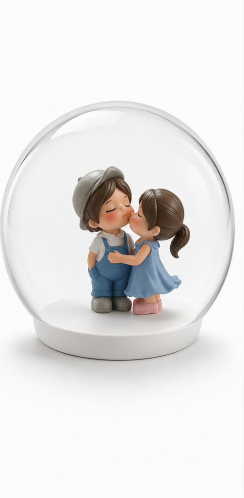 MINIATURE COUPLE BLUE OUTFIT