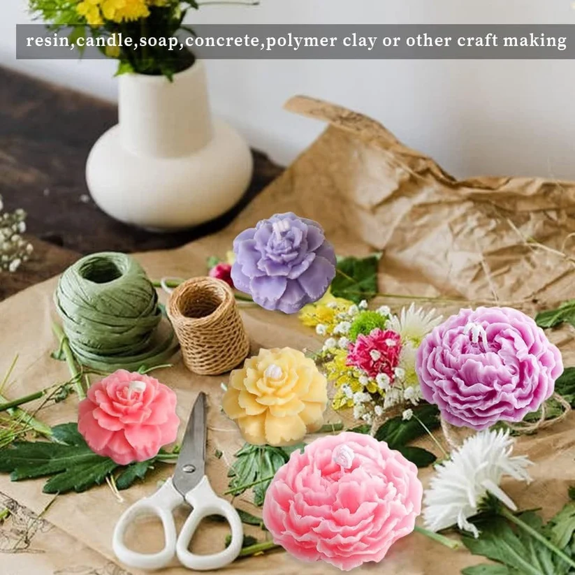 3D Peony Flower Handmade Mould
